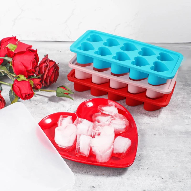 Herzförmige Eiswürfelform